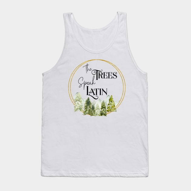 Raven Cycle- The Trees Speak Latin Tank Top by SSSHAKED